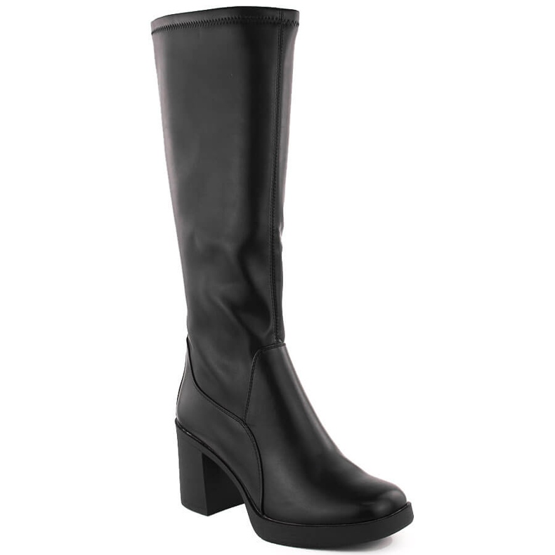 Bottes isolées noires pour femmes Sergio Leone KZ257 le noir