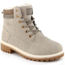 Bottines beiges pour femmes Potocki 97301