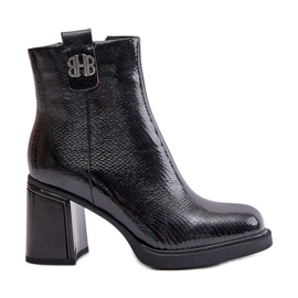 Bottes Serpent Femme Sur Talon Haut Cuir Naturel Noir Vinceza 66670 le noir Bottes Serpent Femme Sur Talon Haut Cuir Naturel Noir Vinceza 66670 le noir