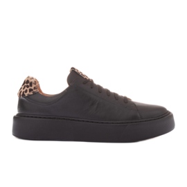 Marco Shoes baskets Baena le noir