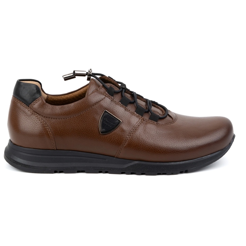 Chaussures en cuir pour hommes KAMPOL 25/74 marron brun Chaussures en cuir pour hommes KAMPOL 25/74 marron brun