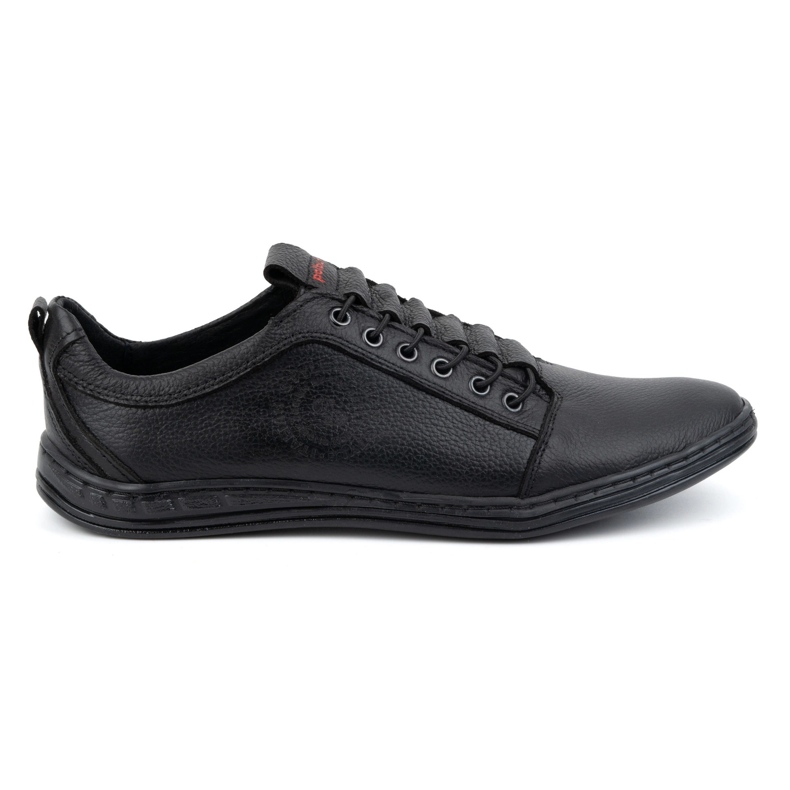 Polbut Chaussures décontractées en cuir pour hommes 2121 noires le noir