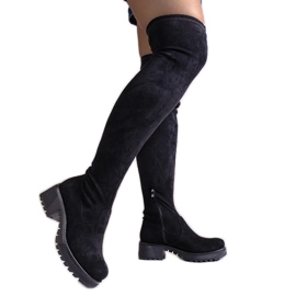 Bottes longues Kawtha noires le noir