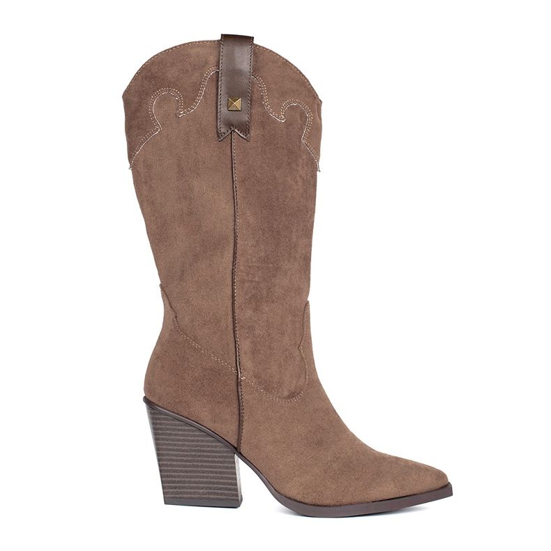 Seastar Santiags femme en daim marron brun