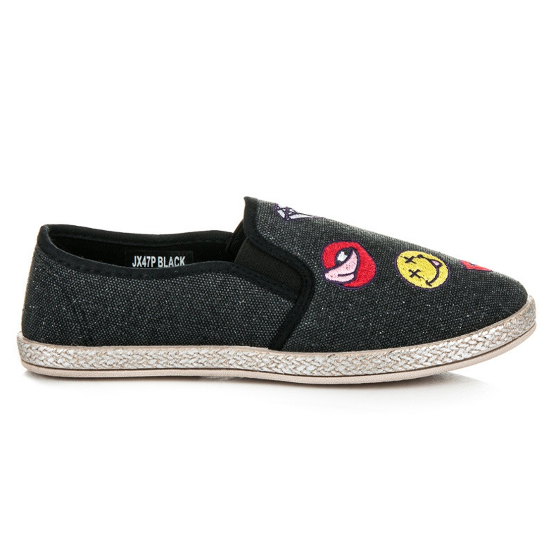 Seastar Baskets avec patchs le noir