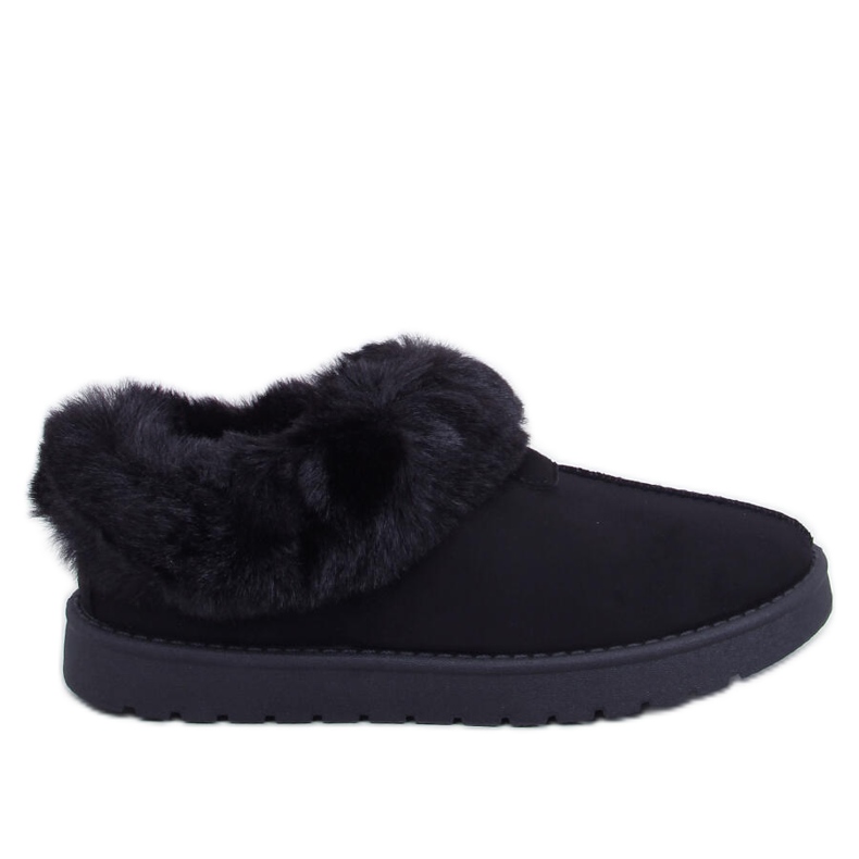 Pantalon court d'émeu bordé de fourrure Fraley Black le noir