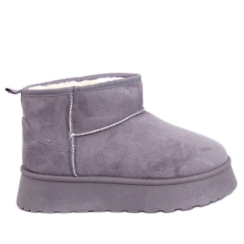 Rodmans Chaussures plates-formes courtes grises