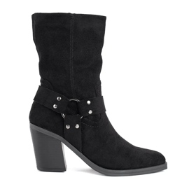 Seastar Bottines noires en daim le noir
