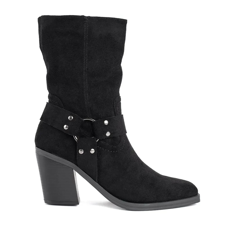 Seastar Bottines noires en daim le noir