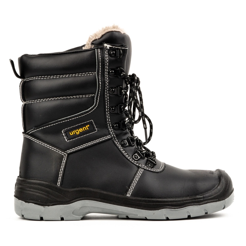 Chaussures d'hiver homme URGENT 113/S3 avec embout le noir