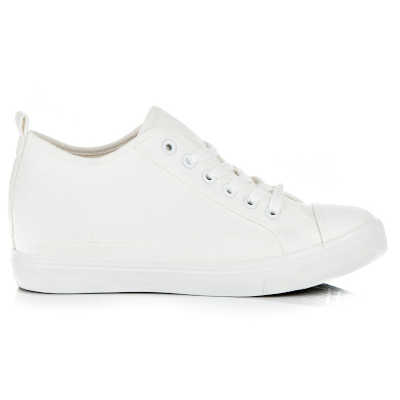 Mckeylor Baskets compensées blanches