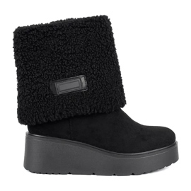 Seastar Bottines compensées isolées noires pour femme le noir