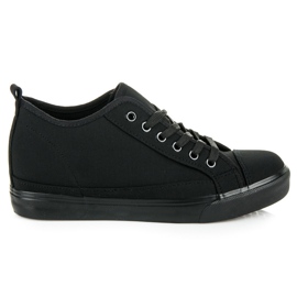 Mckeylor Baskets compensées noires le noir