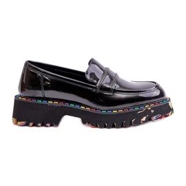 Mocassins Massive Femme Vernis Artiker 55C0489 Noir le noir