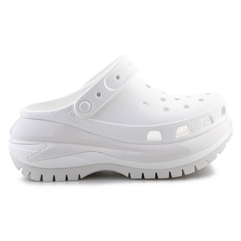 Tongs Crocs Mega Crush Clog 207988-100 blanche
