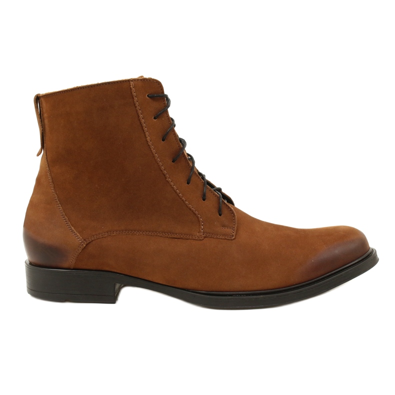 Olivier Bottes d'hiver en cuir pour hommes 7006KB marron brun
