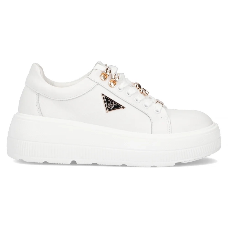 Filippo DP6382/24 Wh baskets en cuir, blanc blanche