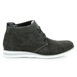 Vinceza Bottines en cuir gris Vinceza Bottines en cuir gris