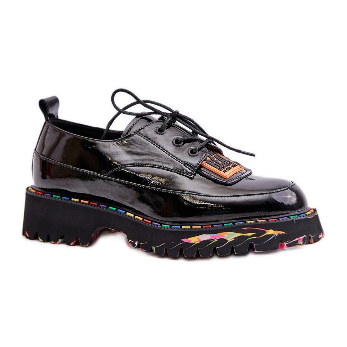 Chaussures à lacets femme Artiker 55C0499 Noir le noir