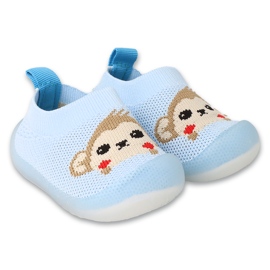 Befado chaussures bébé 002P070 bas bleu élastique