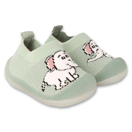 Befado bébés éléphants 002P066 semelles souples vertes