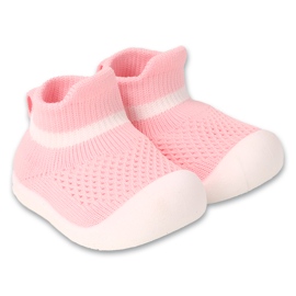 Befado chaussures bébé 002P073 semelles élastiques roses