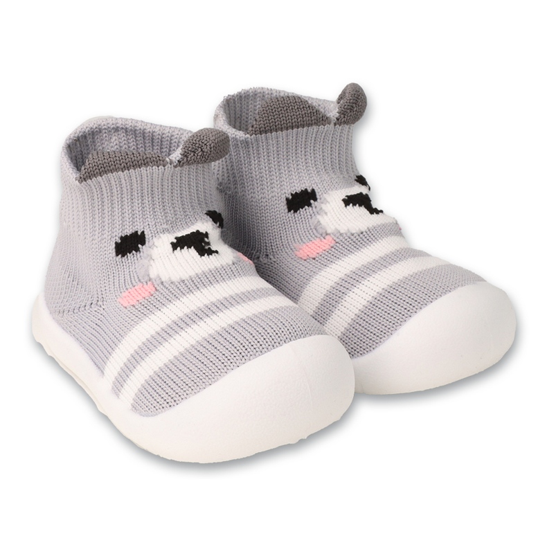 Befado chaussures bébé 002P059 semelles souples gris/blanc Befado chaussures bébé 002P059 semelles souples gris/blanc