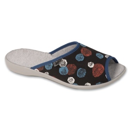 Befado chaussons femme à motifs 255D001 noir