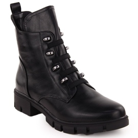 M. DASZYŃSKI Bottes de travail isolées noires pour femmes M.Daszyński MR23123 le noir