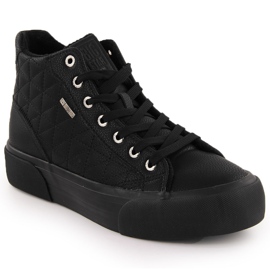 Baskets isolées matelassées noires Big Star OO274A480 le noir