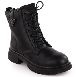 Bottines trappeuses noires pour femmes T.Sokolski Z23-132