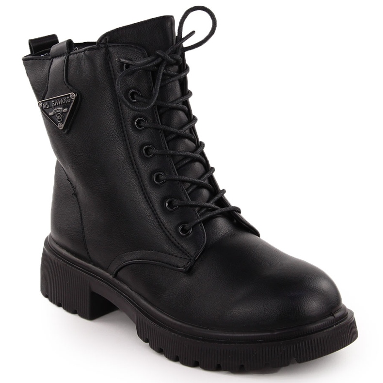 Bottines trappeuses noires pour femmes T.Sokolski Z23-132 le noir