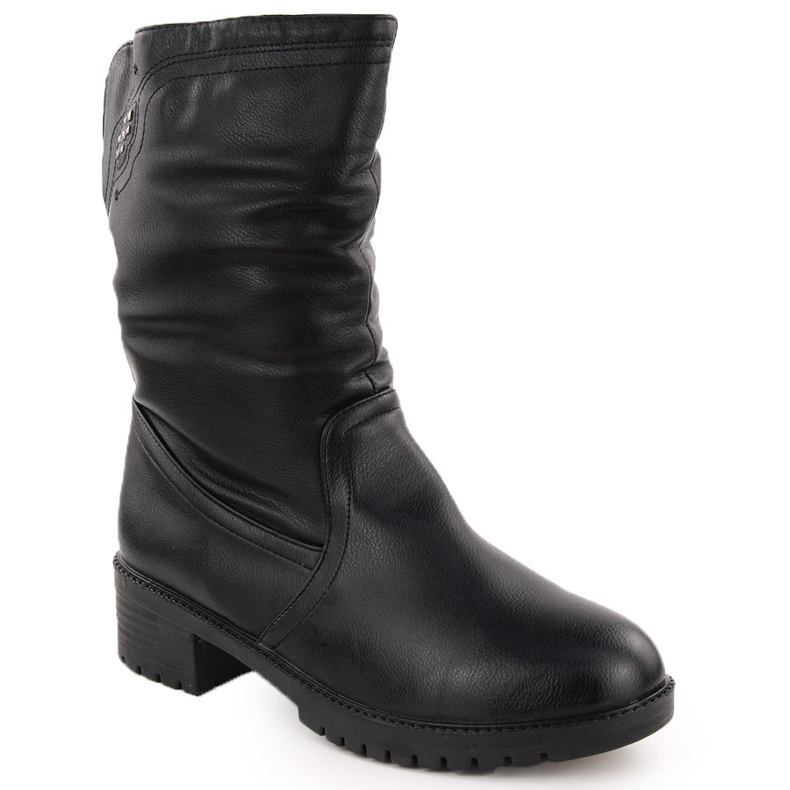 Bottines hautes isolées noires pour femmes Filo Donna Z24-43 le noir Bottines hautes isolées noires pour femmes Filo Donna Z24-43 le noir