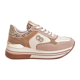 Baskets Plateformes Femme Beige Debizia Baskets Plateformes Femme Beige Debizia
