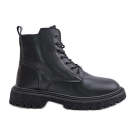 Big Star Bottes de travail isolées pour femmes OO274A126 Noir le noir
