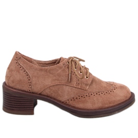 Chaussures à talons femme Vedra Camel brun