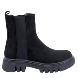 Swanson Bottines Chelsea montantes noires