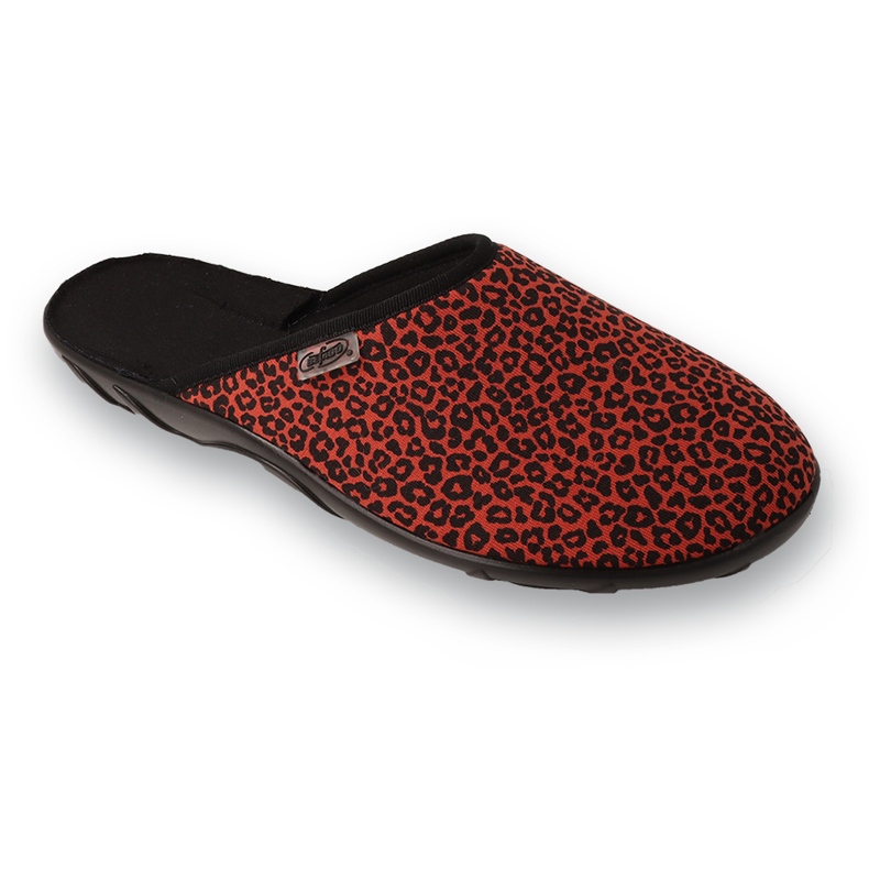 Befado chaussons femme avec motif 235D206 orange/noir