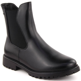 Bottines Chelsea isolées pour femmes, noires, Potocki 12418