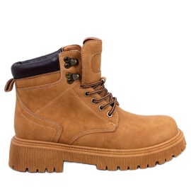 Bottines femme Martino Camel brun