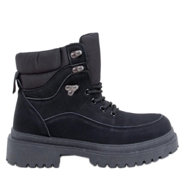 Mathen Bottines trappeur noires