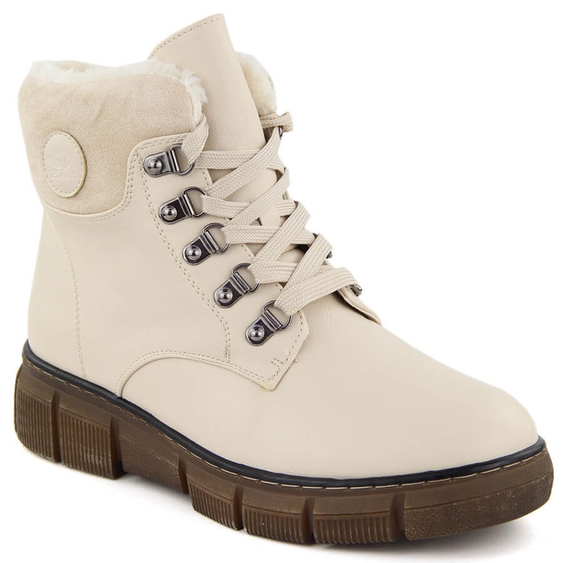 Bottes isolées femme, beige, Evento 7973