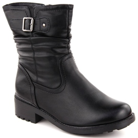 Bottines confortables isolées noires Unisoft pour femmes le noir