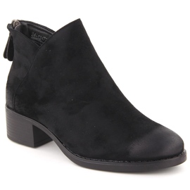 Bottines isolées pour femmes, noires, Potocki 12472 le noir