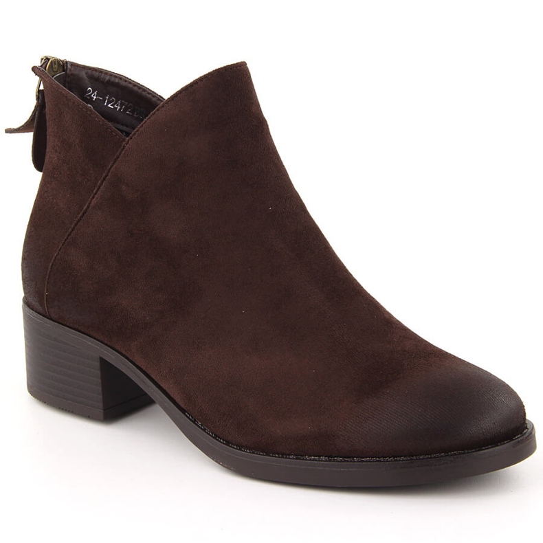 Bottines isolées marron pour femme Potocki 12472 brun