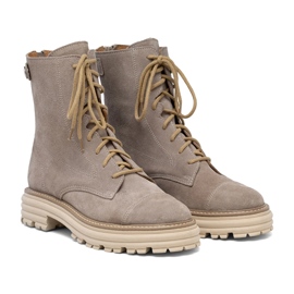 Sac femme en daim beige Butdam WOR1 Sac femme en daim beige Butdam WOR1