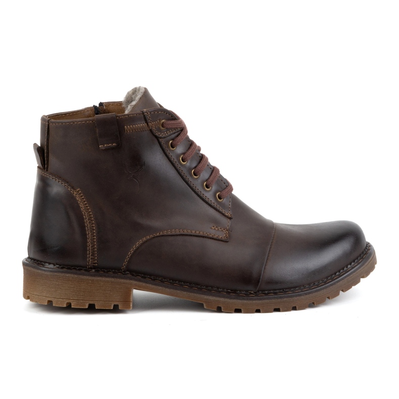 Olivier Bottes d'hiver en cuir pour hommes 137 marron – Chaussures confortables avec fermeture éclair, parfaites pour les jours les plus froids brun Olivier Bottes d'hiver en cuir pour hommes 137 marron – Chaussures confortables avec fermeture éclair, parfaites pour les jours les plus froids brun
