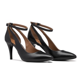 BUTDAM Talons hauts de danse Livia avec bride noire autour de la cheville