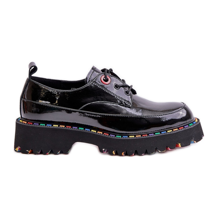 Chaussures à lacets femme Artiker 55C0497 Noir le noir