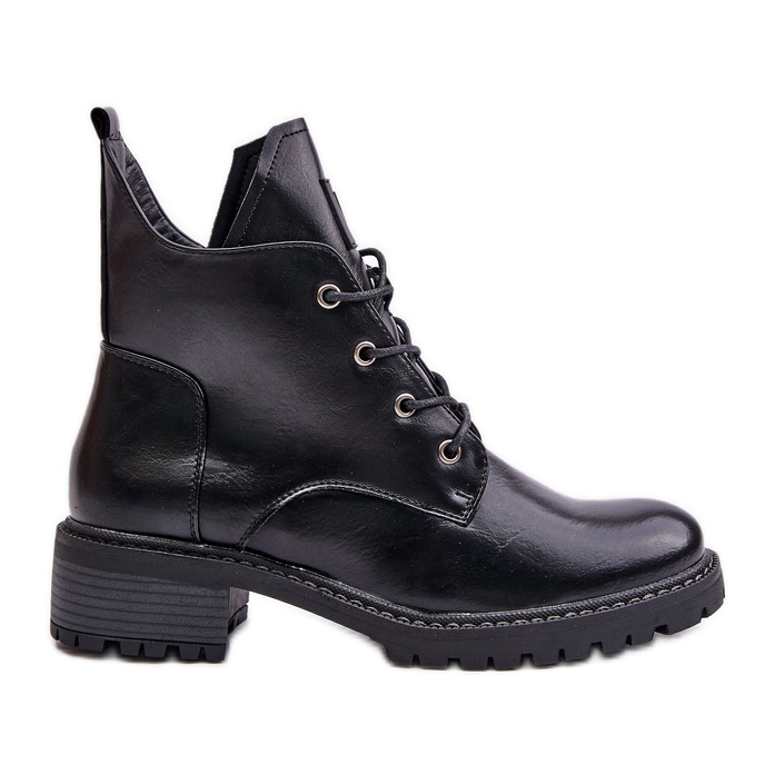 Bottes isolées à talons bas pour femmes Vinceza 58136 Noir le noir